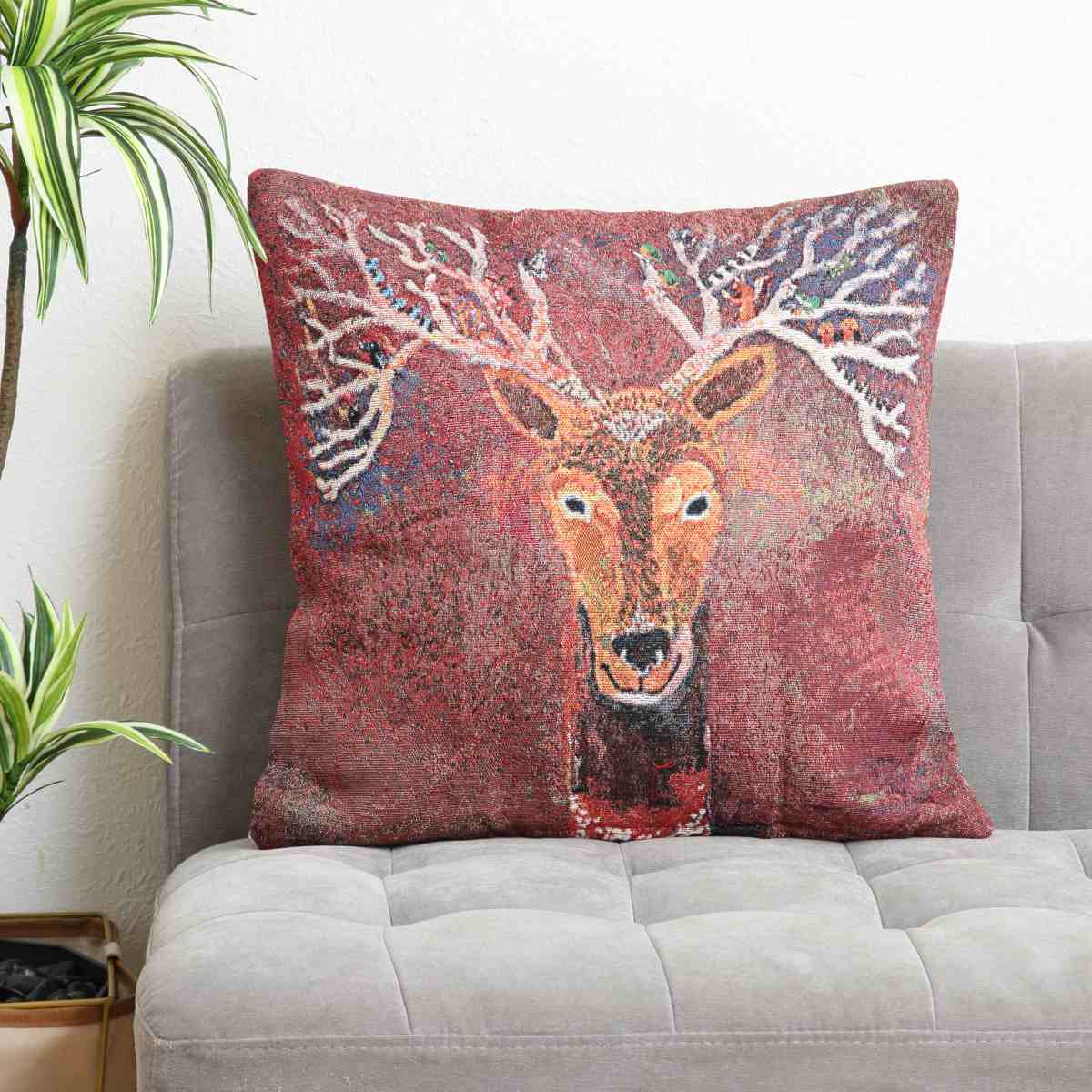 クッションカバー アトリエKOTETSU ジャガードクッションカバー 45