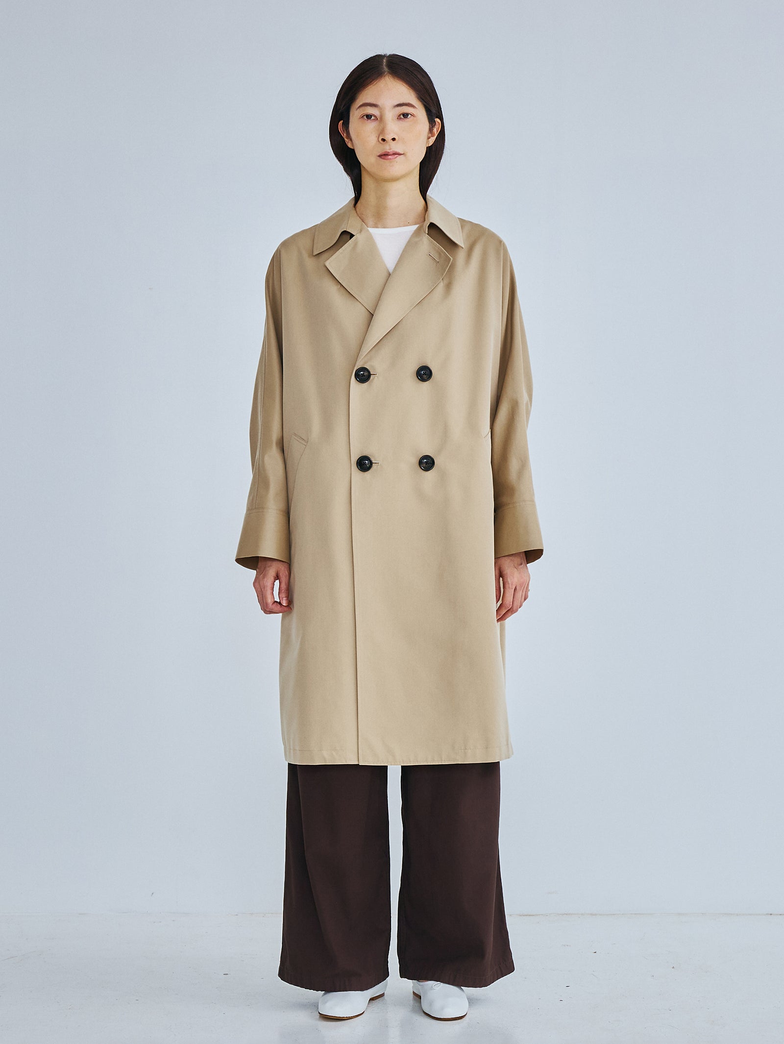 TICCA | テントトレンチコート TBFS-161 ベージュ、カーキ、ネイビー