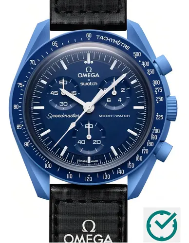 Relógio Pulso Omega X Swatch Nepturn Speedmaster Moonswatch Cor Da