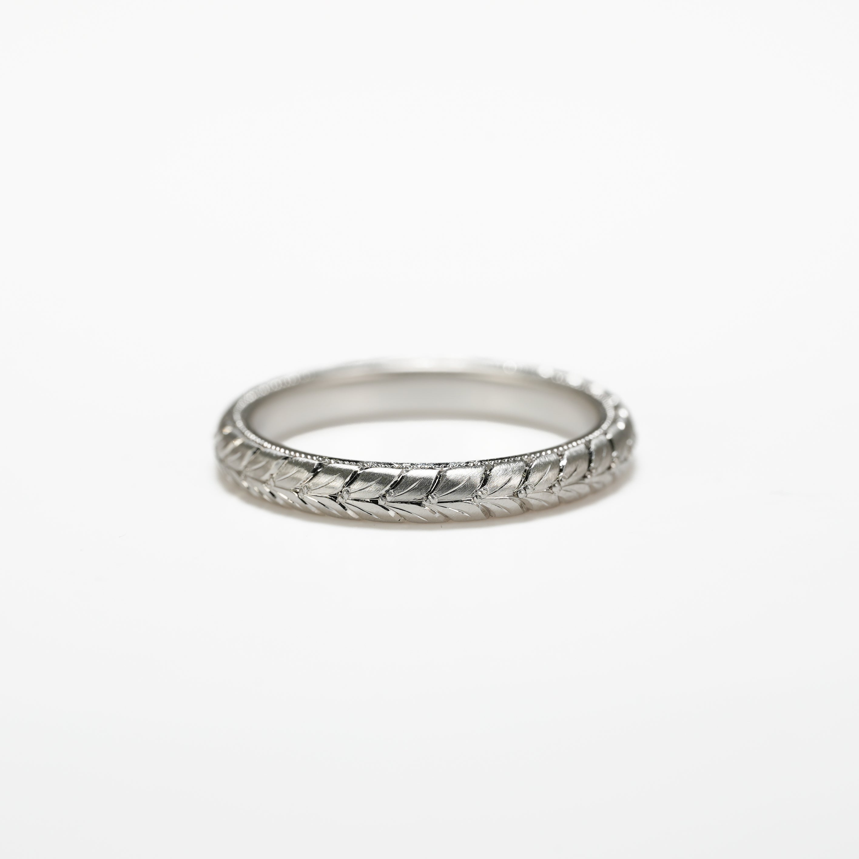 hum ハム CARVING RING [M-R72M] リング ゴールド プラチナ 和彫り