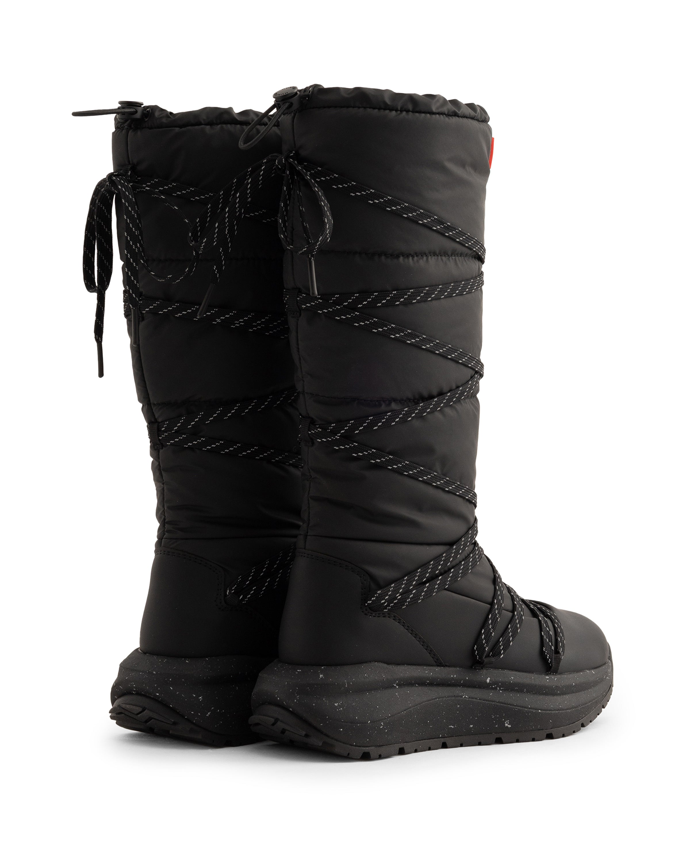 ユニセックス ハンター グリップ トール スノー ブーツ - ブラック