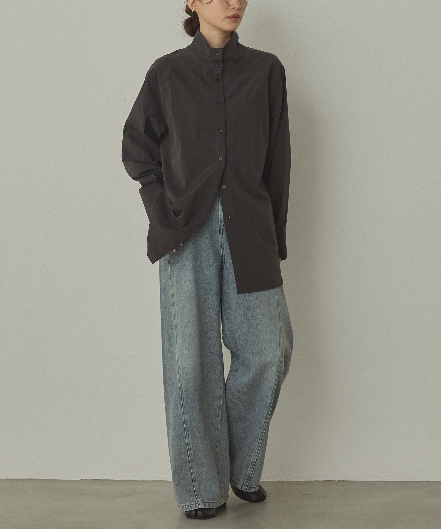 2WAY ハイネックシャツ