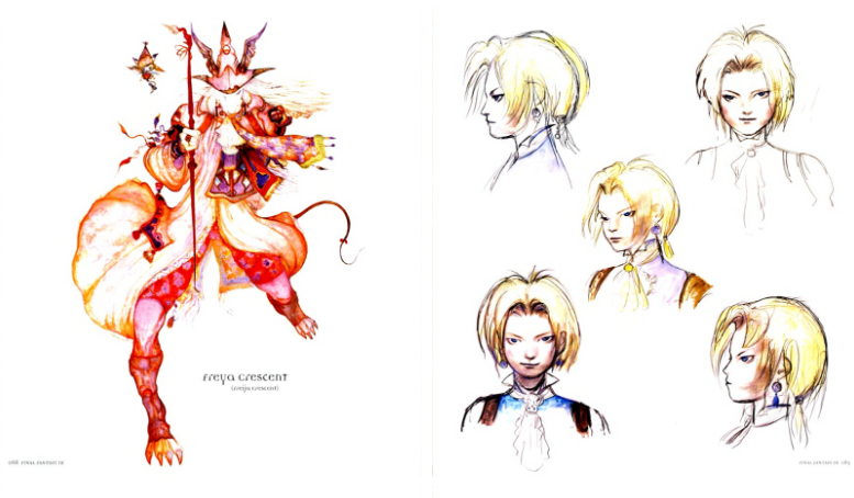 画集][天野喜孝]The Sky The Art of Final Fantasy vol.01~03[582P