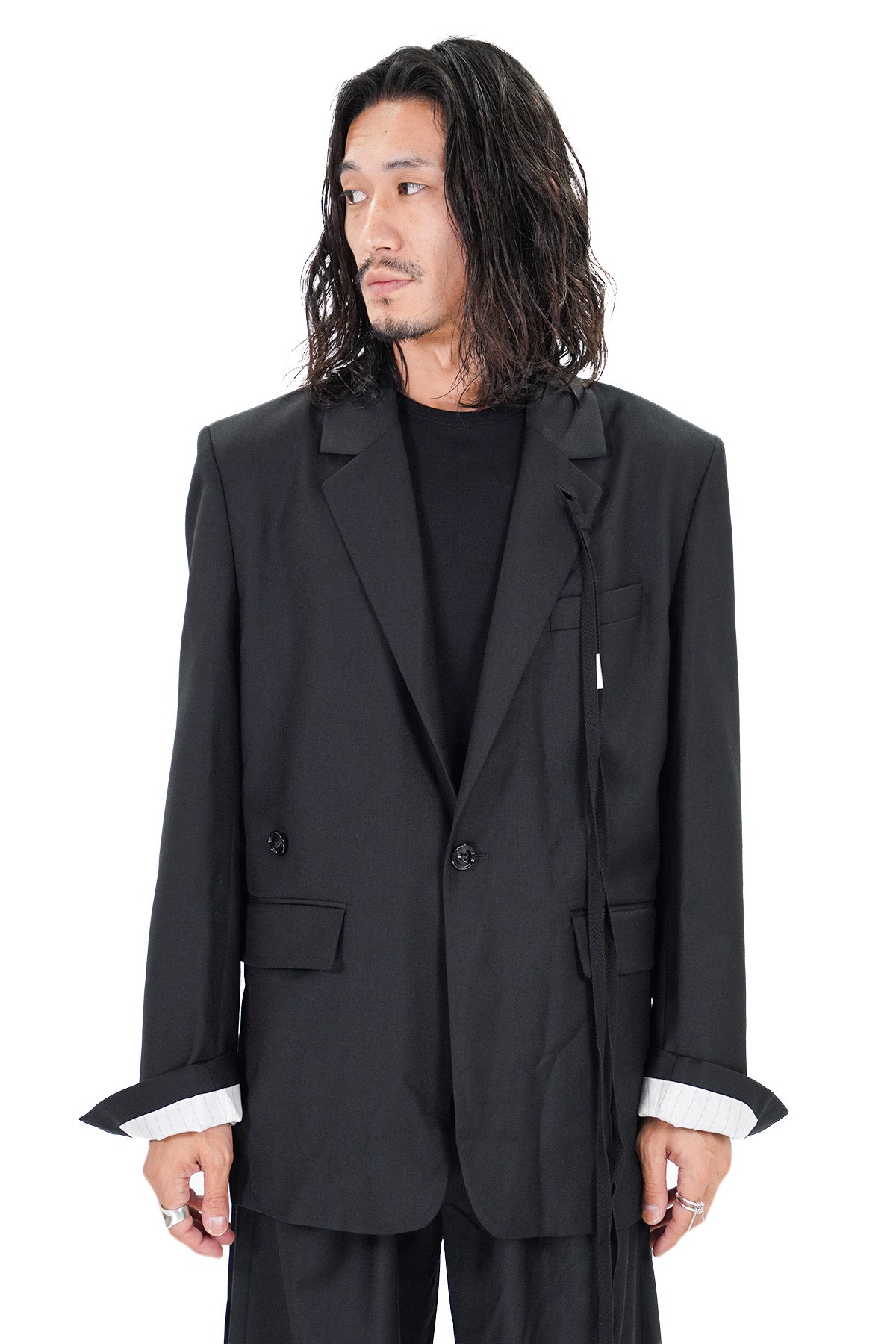 ANN DEMEULEMEESTER ムートン ファー スヌード レザー 初期 ANN28.jpg