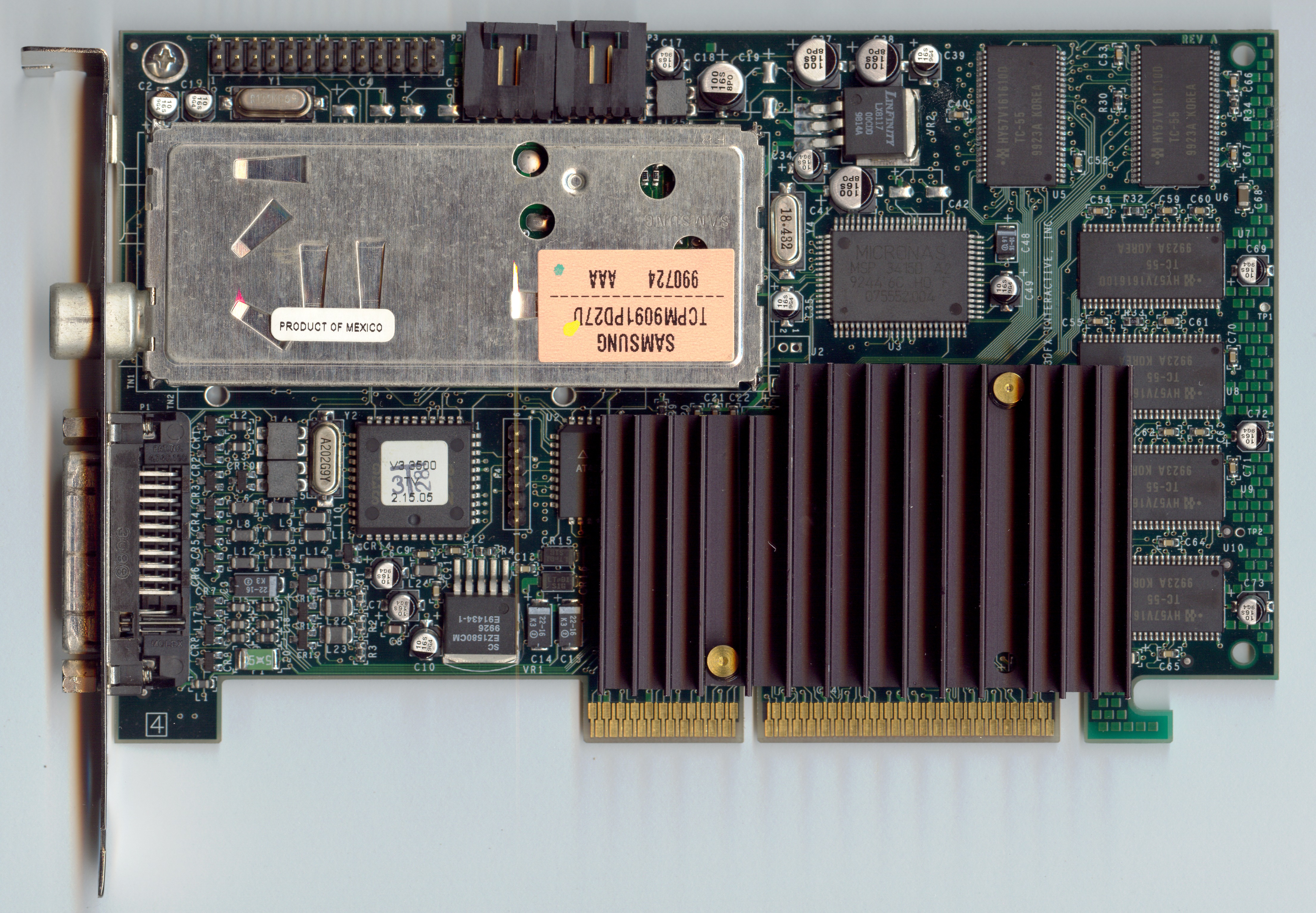 3dfx Voodoo3 3500 TV - Hardware museum