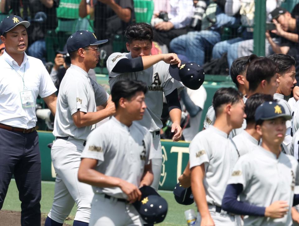 青森山田は初決勝ならず 初回2点先制もエース関登板の六回に暗転逆転
