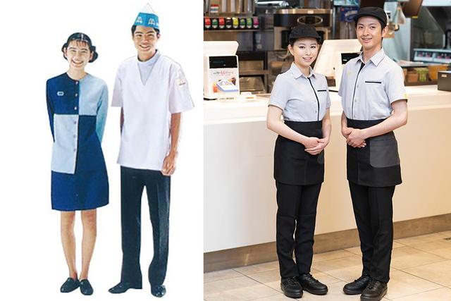 50年で「マクドナルド」の制服はどう変わった？ 男女差にも注目/関西