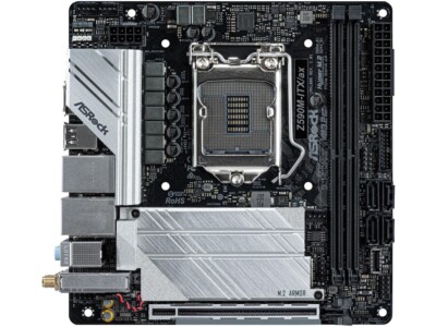 ASRock Z590M-ITX/AX LGA 1200 Intel Z590 SATA 6Gb/s Mini ITX Intel