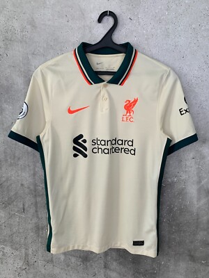 LIVERPOOL 2021 2022 AWAY FOOTBALL SHIRT #4 VIRGIL VAN DIJK NIKE