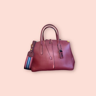 COACH 1941 Cooper Glove Tanned Luxury Leather Carryall in Bordeaux