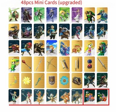 49pcs For Switch 1 2 /Wii U BOTW TOTK Zelda Tears of the Kingdom