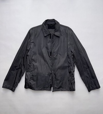 Vintage Archive Prada Men Fall 1998 Dark Grey Gray Nylon Jacket