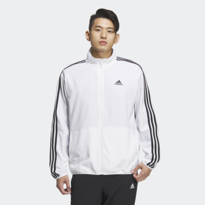 Adidas Original Mens 3S REGULAR FIT LIGHT WOVEN TRACK JACKET