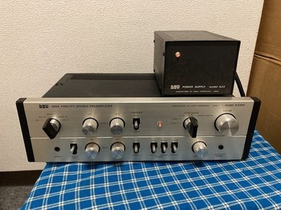 LUXKIT A3300 Tube Preamp A33 Power Supply Serviced Tested Working