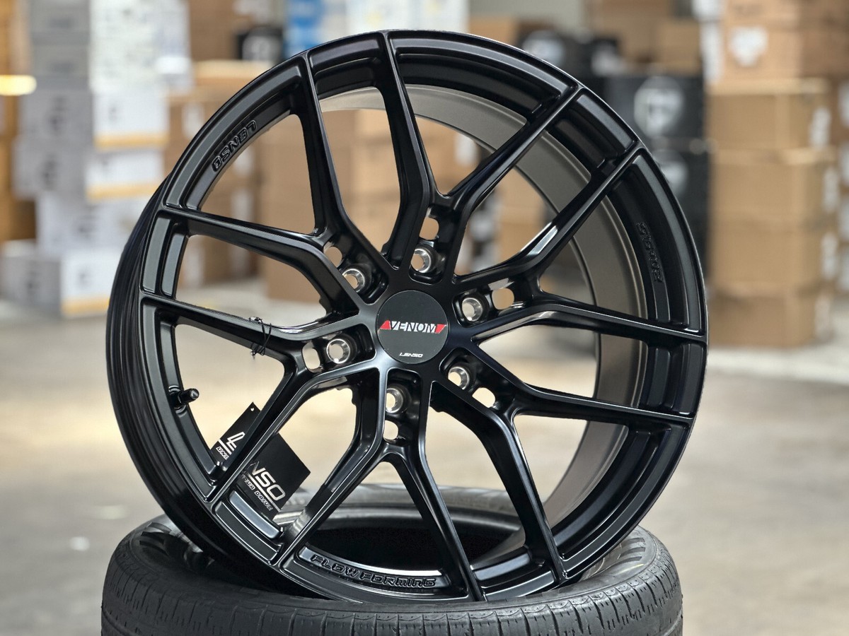 New 20x9.5J Lenso Venom VT3 BLACK (4 wheel) 6x139.7 Tacoma FJ