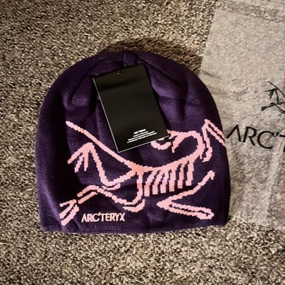 Arc'teryx Bird Head Toque Beanie Purple Wool Winter Hat 2025