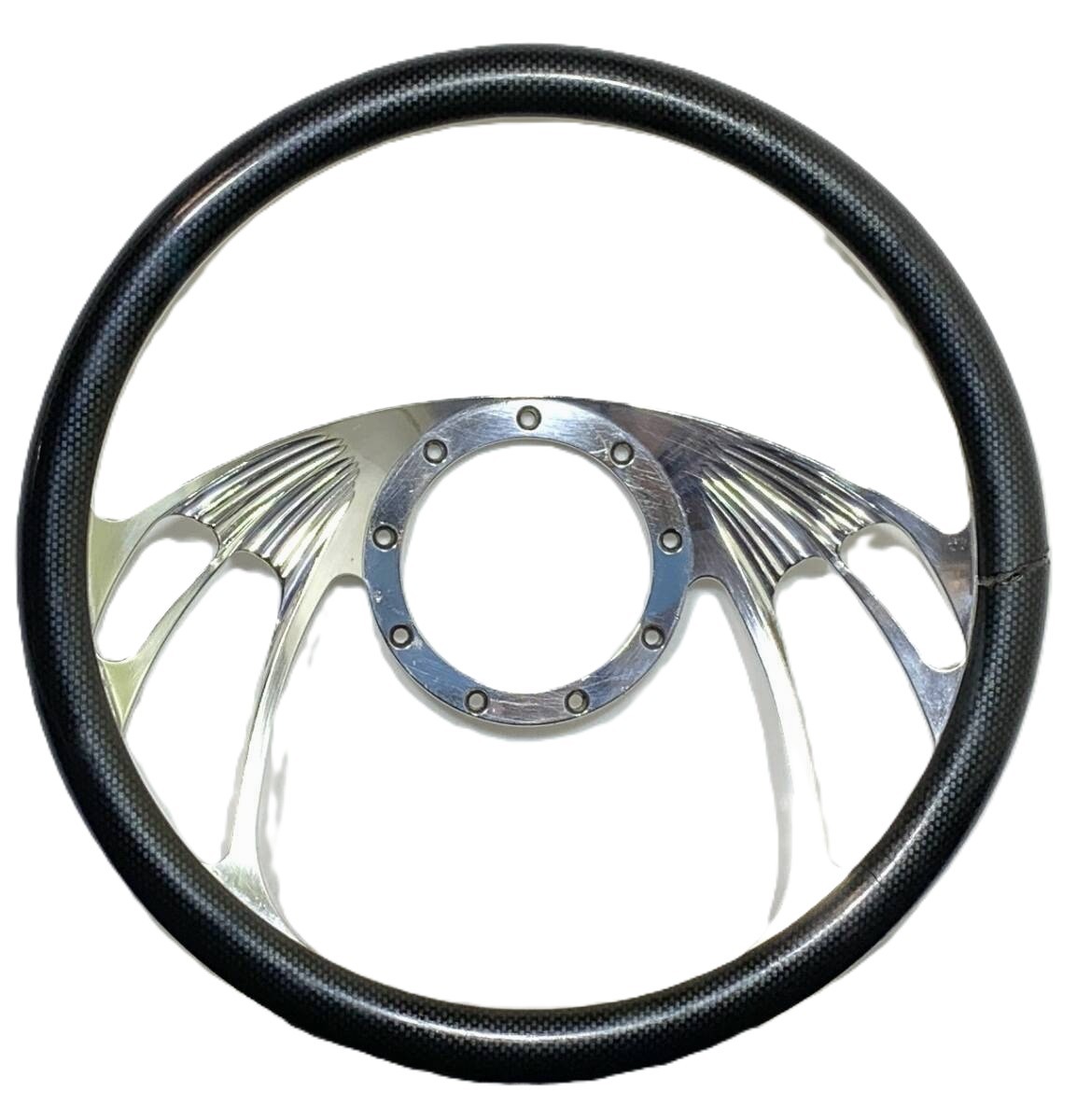 Billet Specialties Slasher Steering Wheel 14 inch 35cm Half Wrap