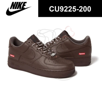 Supreme Nike Air Force 1 Low Baroque Brown Chocolate Coffee CU9225