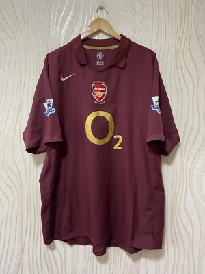 ARSENAL 2005 2006 HOME FOOTBALL SHIRT SOCCER JERSEY NIKE sz 2XL #7