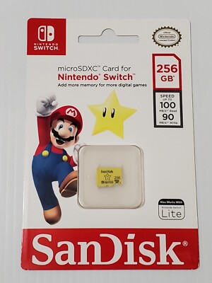 SanDisk 256GB MicroSDXC Card for Nintendo Switch | eBay