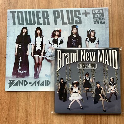 BAND-MAID CD & DVD Brand New MAID Type A w/ Flyer BANDMAID Free