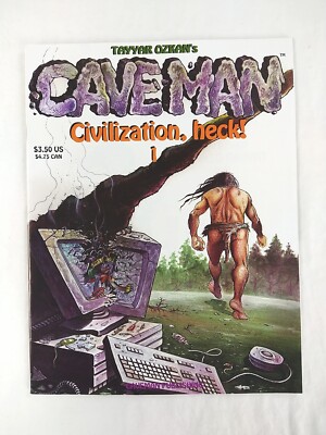 Tayyar Ozkan's Caveman #1 Rare Silent Comic Magazine (1998 Caveman