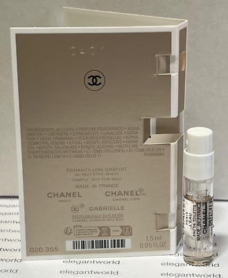 Chanel Gabrielle L'eau Eau De Toilette Sample Spray (0.05 Oz / 1.5