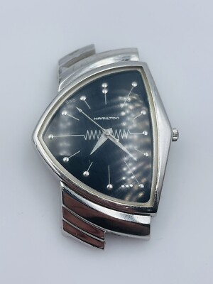 Hamilton Black Ventura Stainless Steel Registered Edition 6109