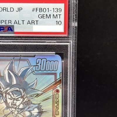 PSA 10 Son Goku SP Alt Art FB01-139 SCR Dragon Ball Fusion World