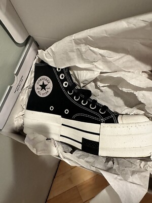 Size 6.5 - Converse Rick Owens x DRKSHDW DBL DRKSTAR Chuck 70 High