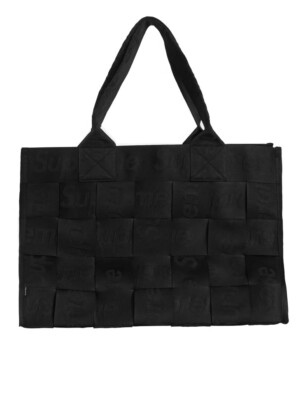 Supreme Woven Large Tote Bag Black | eBay
