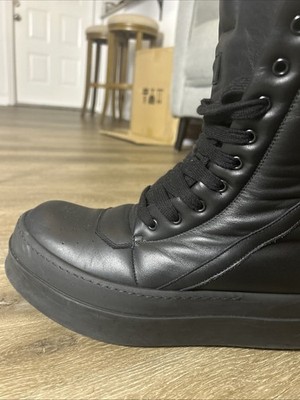 Rick Owens Runway Mega Geobasket Black Size 43 | eBay