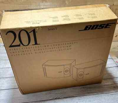 Bose 201 Series V Direct Reflecting Bookshelf Speakers New Open