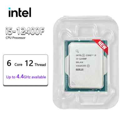 Intel Core i5-12400F i5 12400F CPU processor LGA 1700 New but