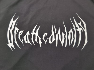 Breathe Divinity Mens Compression Shirt Size XL Black Dark Gothic