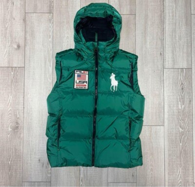 New Polo Ralph Lauren Alpine Ski PRL67 USA Big Pony Patch Down