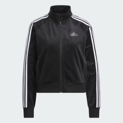 adidas Originals Women's Y2K Glam Plush Velour Track suit (Jacket
