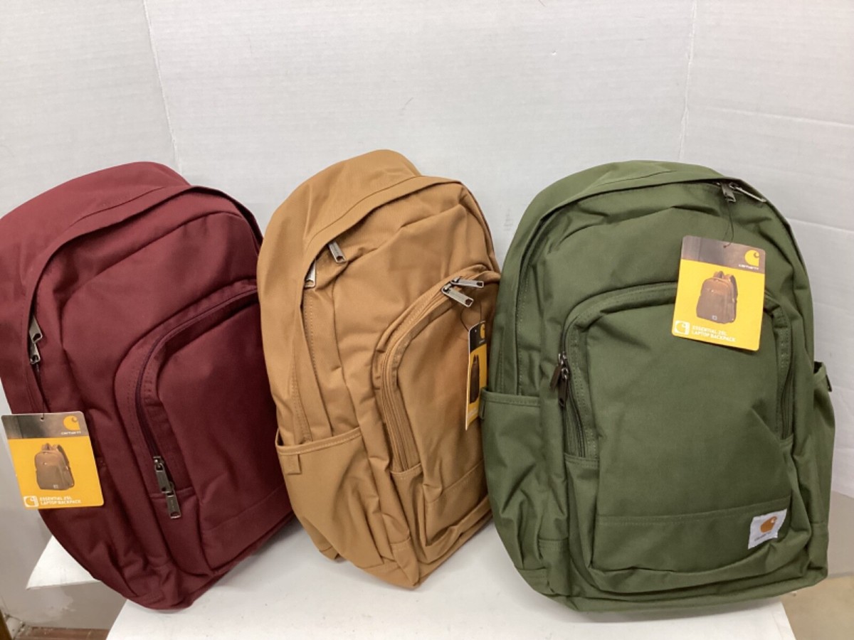 Carhartt Essential 25L Laptop Backpack New w/Tags (Basil, Black