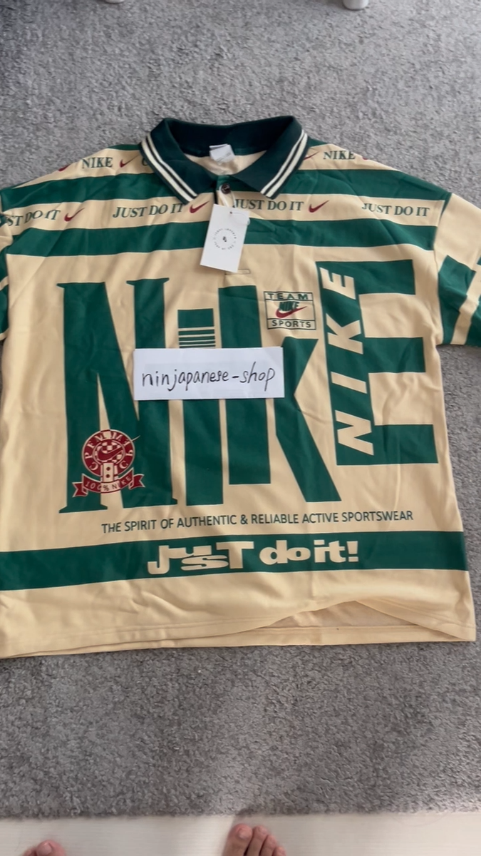 Nike x Cactus Plant Flea Market Longsleeve Polo SizeM CPFM Team