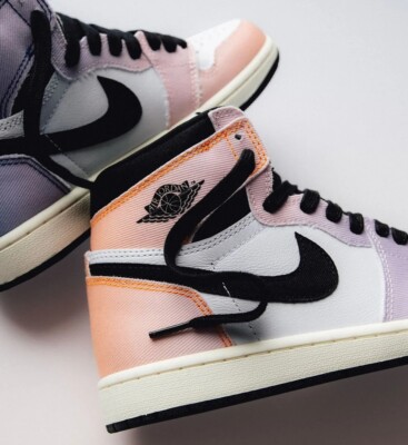 Jordan 1 Retro High OG 'Skyline' White Orange Blue DX0054-805 Mens