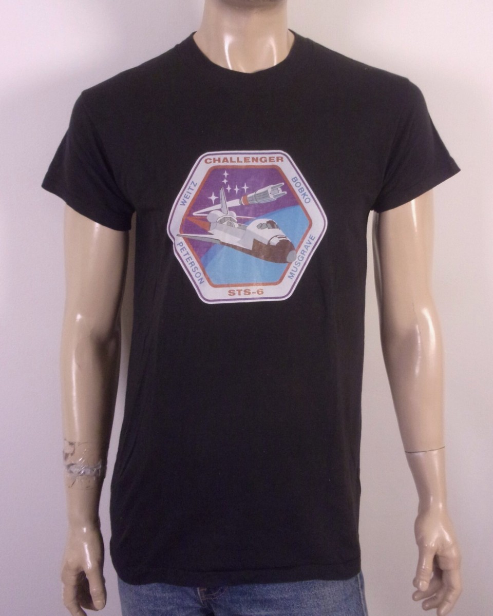 vintage 80s single stitch RARE NASA Challenger Space Shuttle T