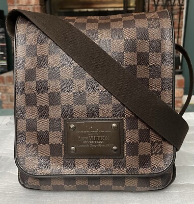 Louis Vuitton Monogram Damier Ebene BROOKLYN PM SHOULDER BAG