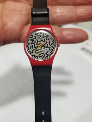 RARE! Vintage Red SWATCH Women's 