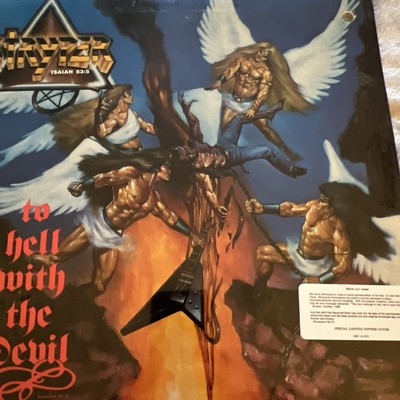 STRYPER To Hell With The Devil 1986 ENIGMA BANNED COVER VINYL LP