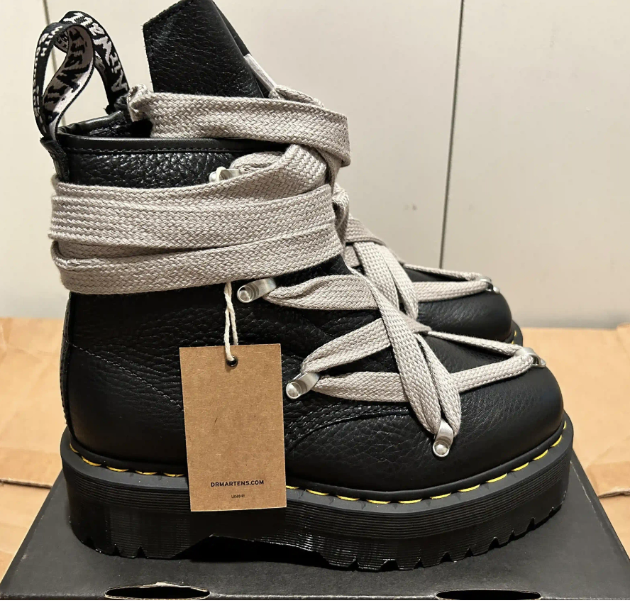 Dr. Martens × Rick Owens 1460 Quad Leather Sole Pentagram Jumbo