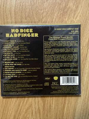 Badfinger - No Dice - DCC Gold CD GZS-1095 - 24K Gold - Still