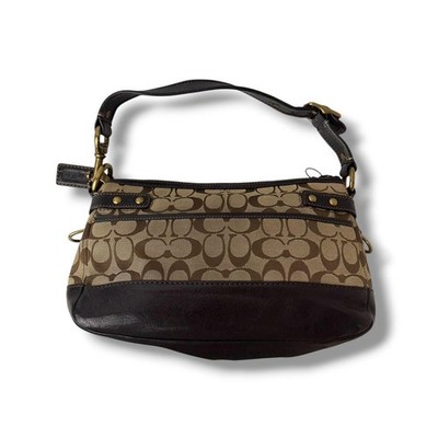 COACH Legacy 65th Anniversary Turnlock Shoulder Bag Beige Black