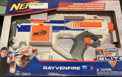 NERF N-strike Elite Rayvenfire Motorized Rapid Blaster Dart Gun