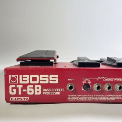 BOSS Bass Effects Processor GT-6B Guitar Multi-Effects Processor