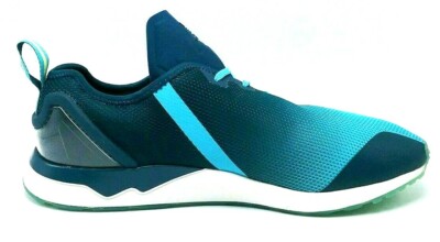 Size 11 - Adidas ZX Flux ADV Asymmetrical Blue Glow for sale